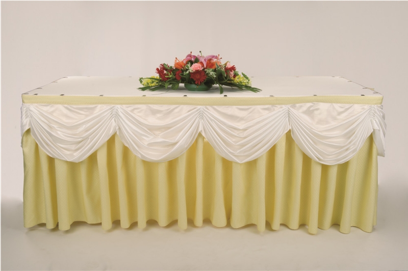 长方自助餐台裙 长方自助餐台裙
